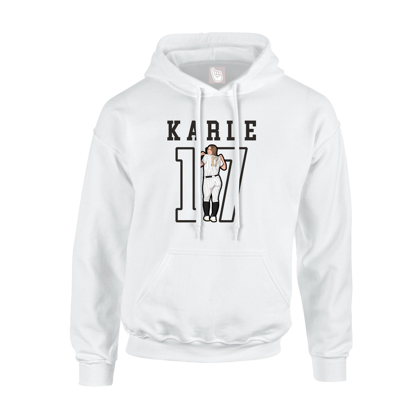 Youth Hoodie — Shirsey in White