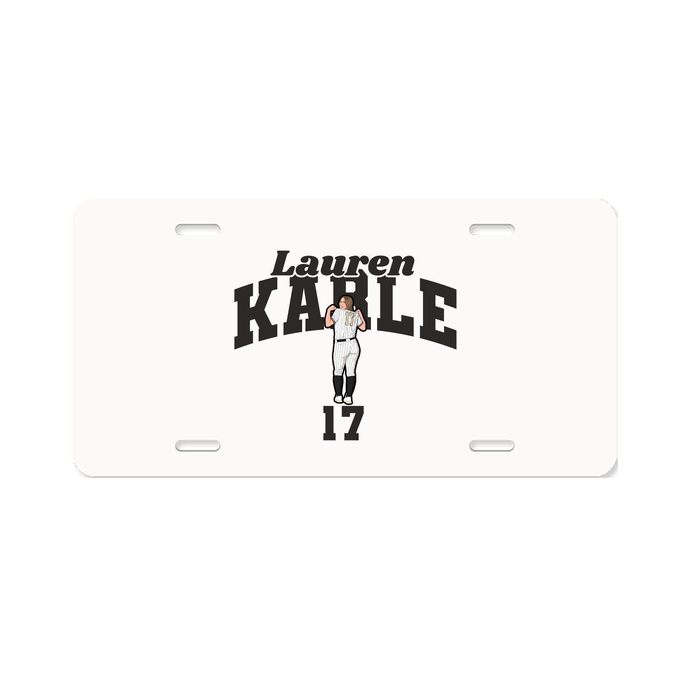 License Plate — Signature Arch in Classic