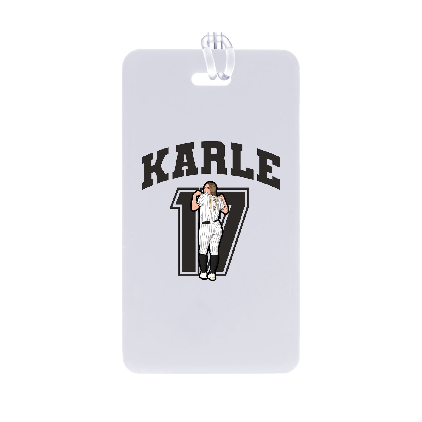 Bag Tag — Number in Classic