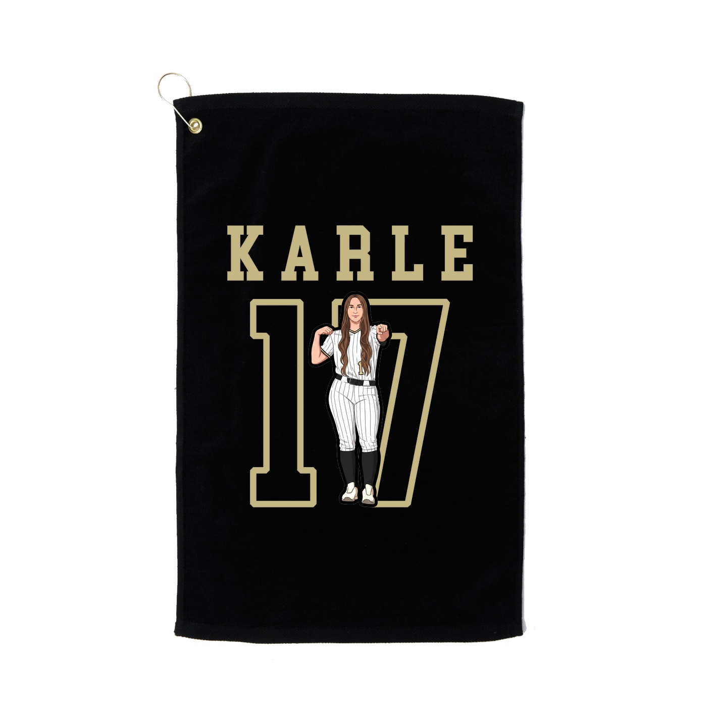 Golf Towel — Shirsey in Black