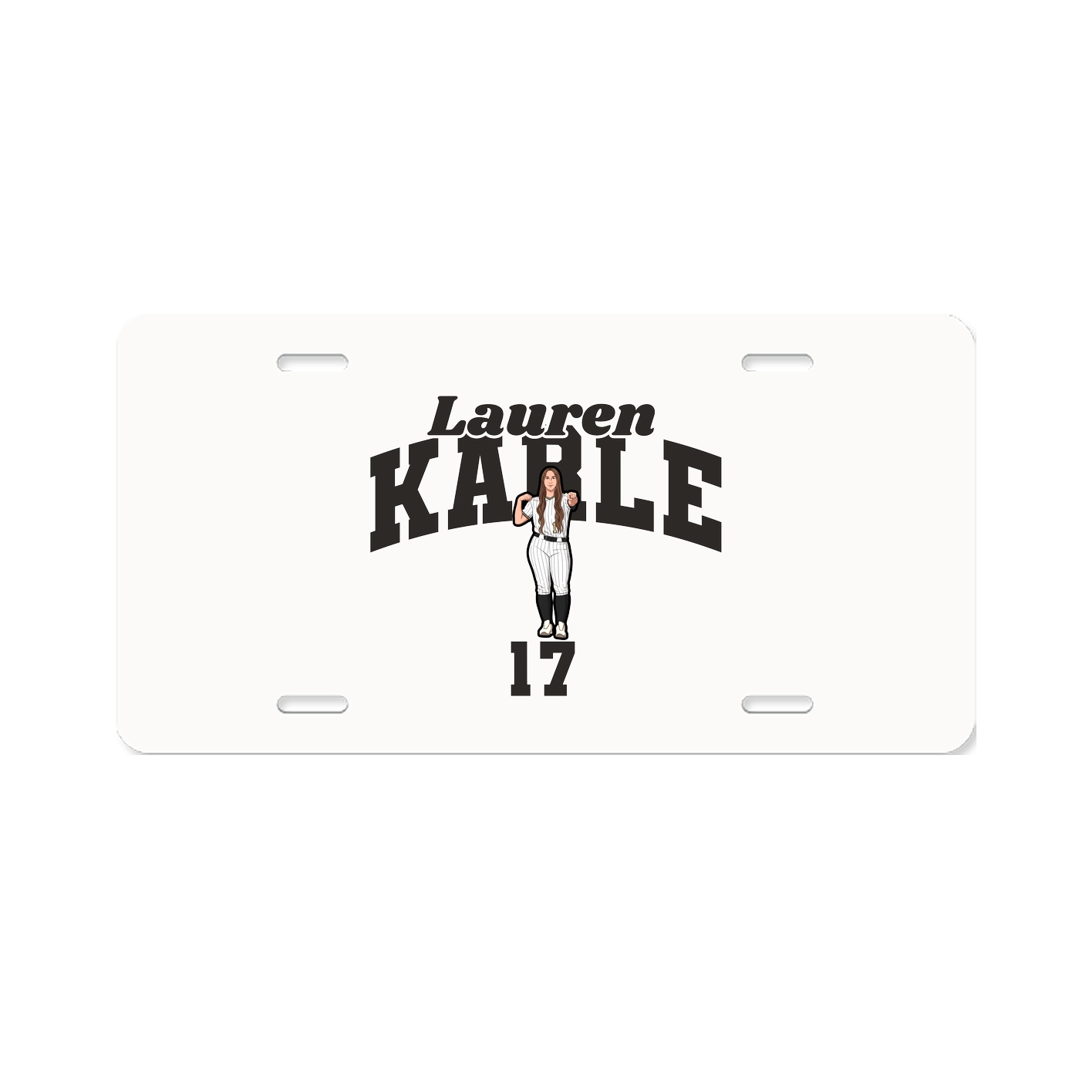 License Plate — Signature Arch in Classic