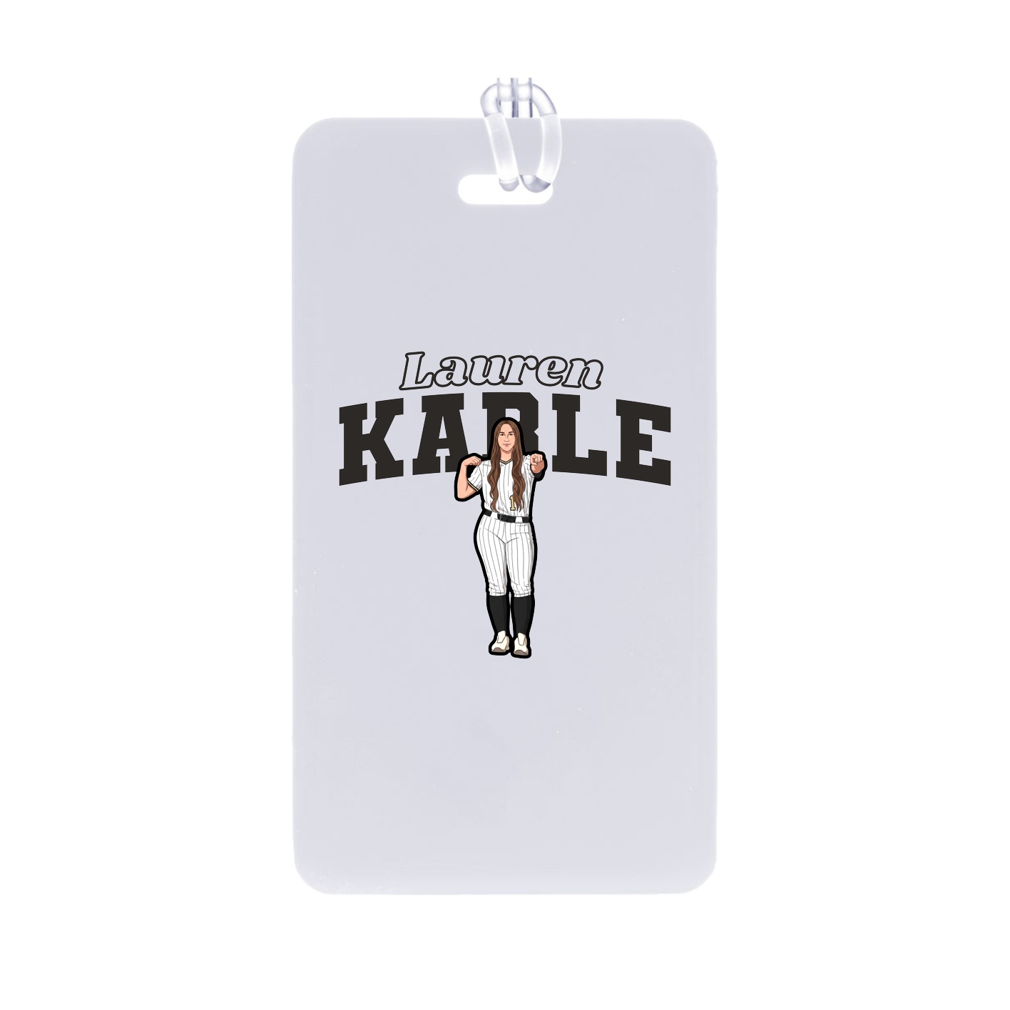 Bag Tag — Name Arch in Classic