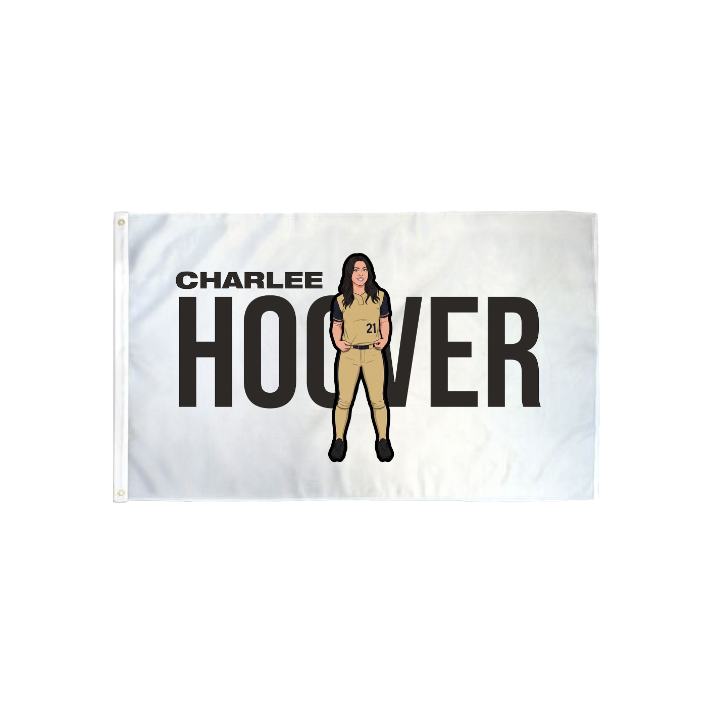3x5 Flag — Player Name in Classic