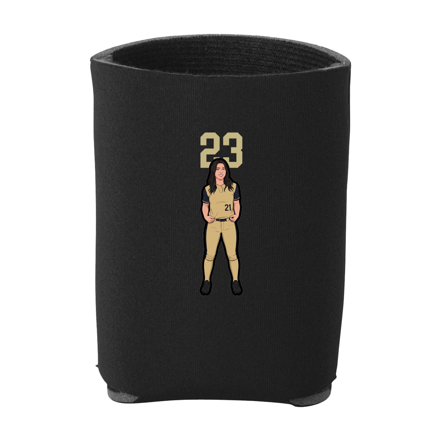 Can Holder — Number Top in Black