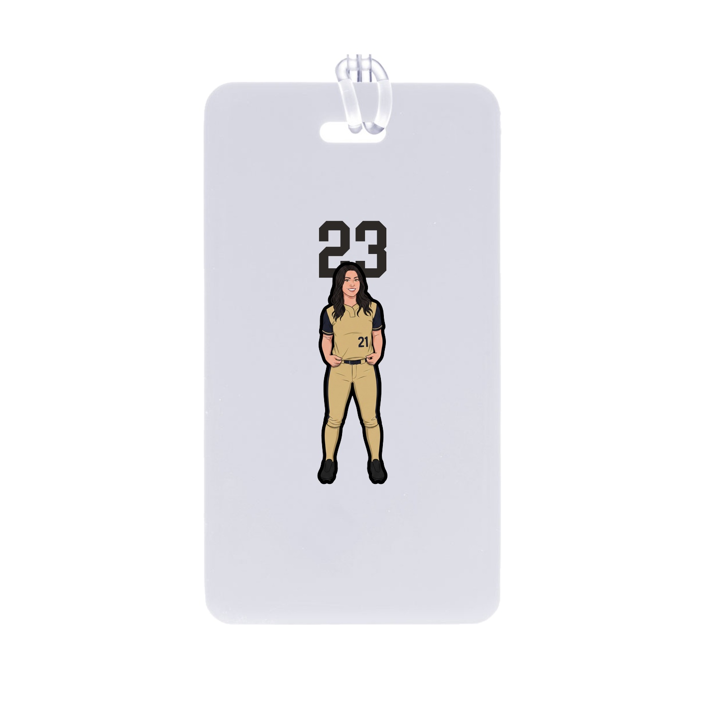 Bag Tag — Number Top in Classic
