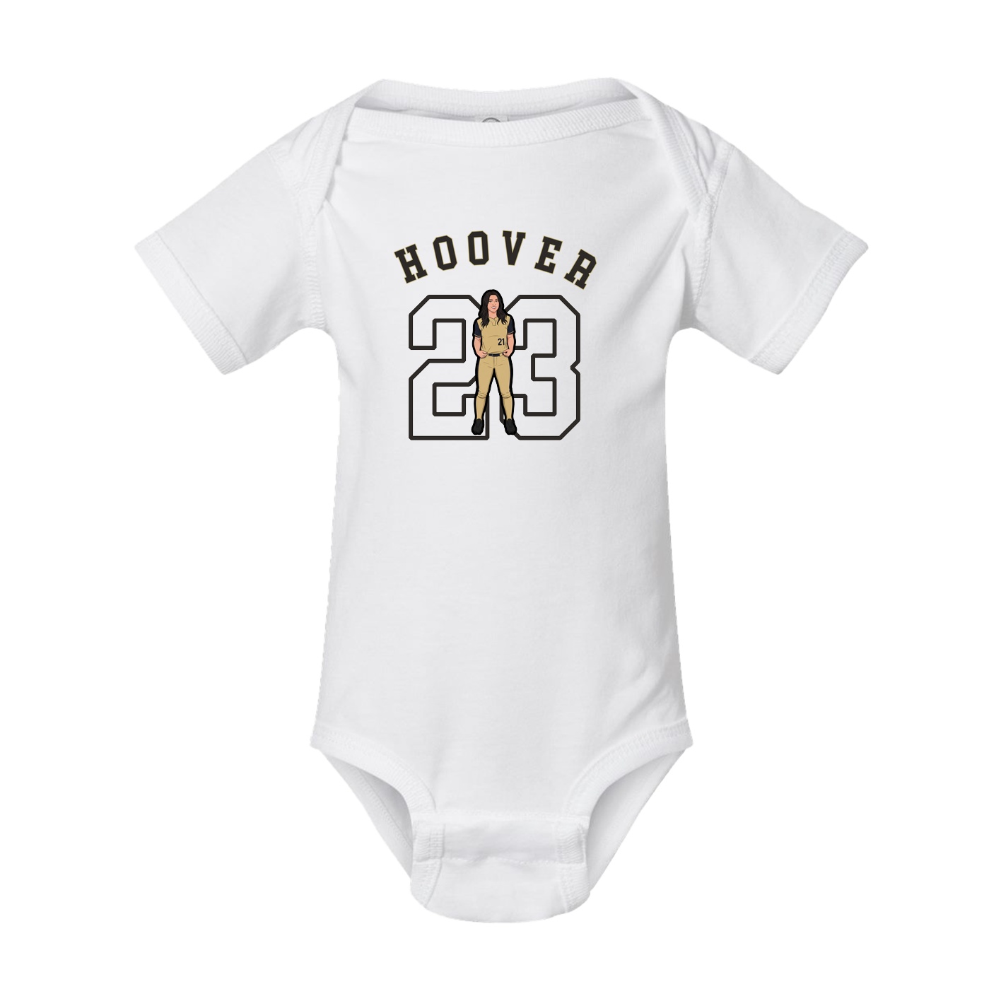Baby Onesie — Shirsey Arch in White