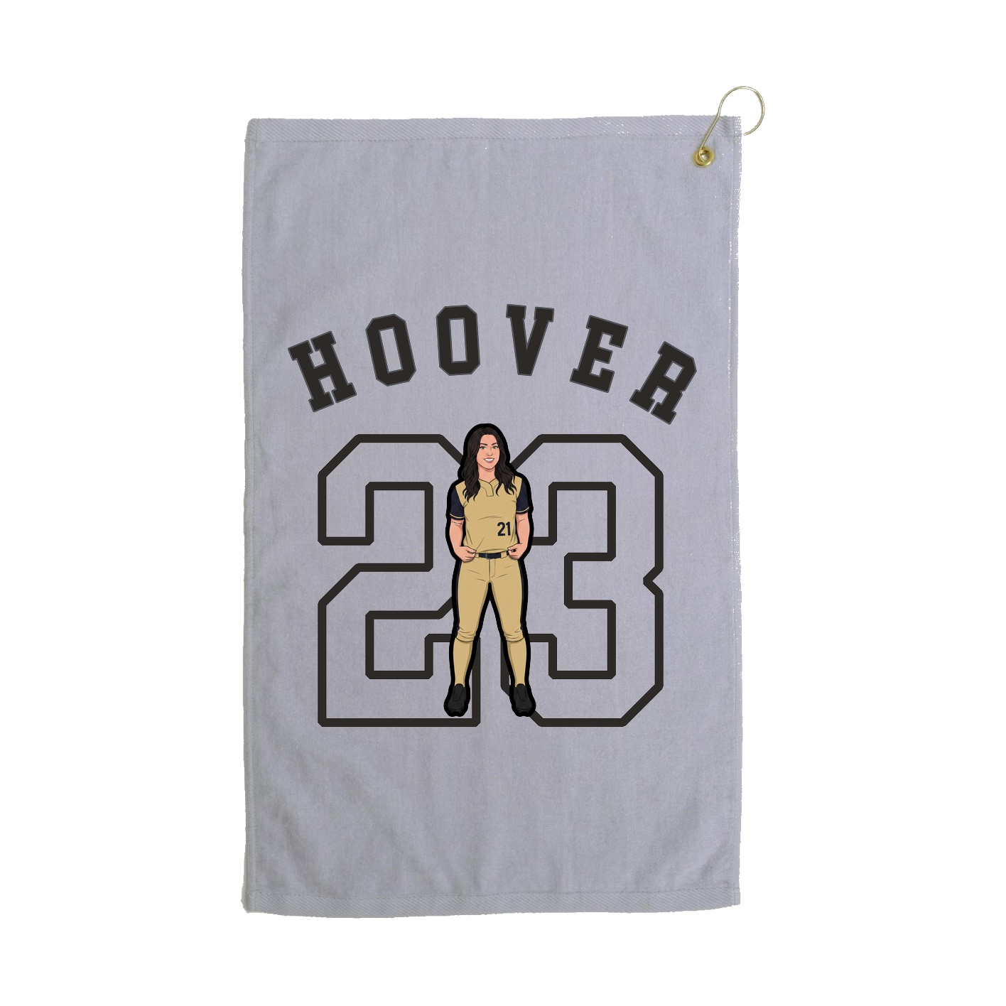 Golf Towel — Shirsey Arch in Grey