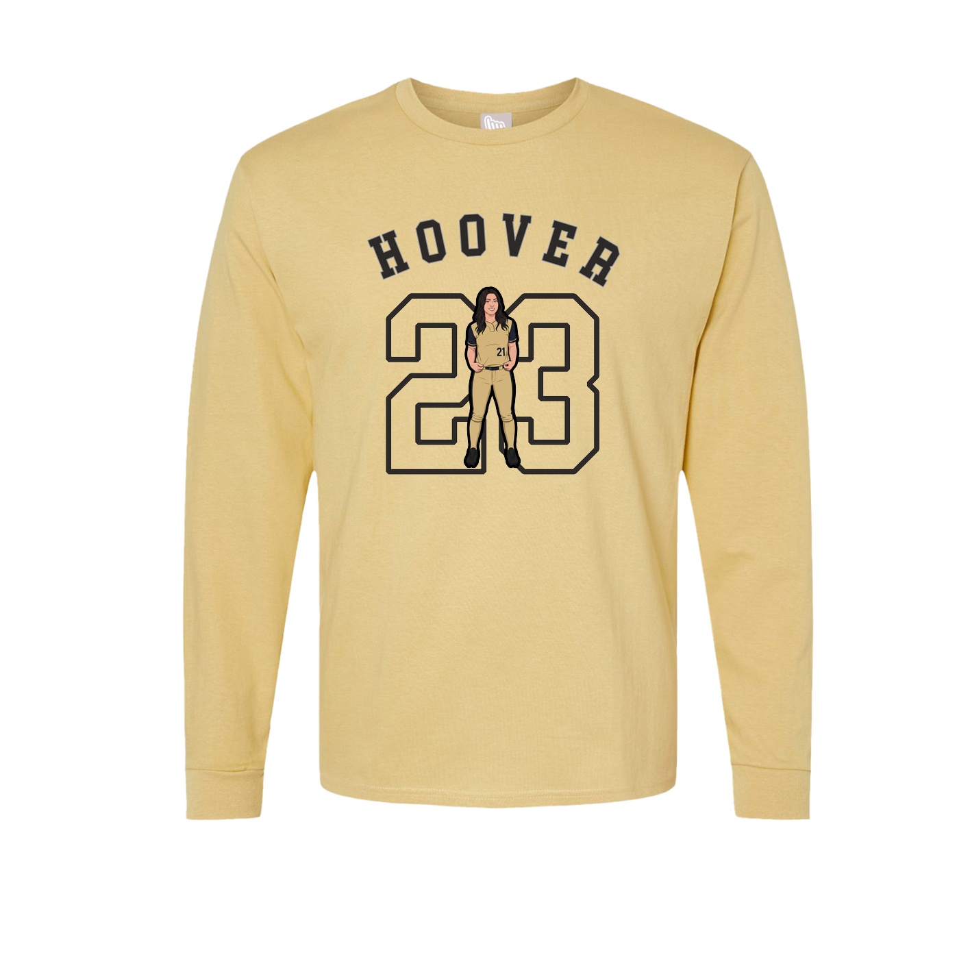Long Sleeve Tee — Shirsey Arch in Vegas Gold
