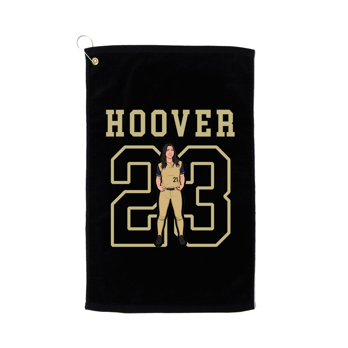 Golf Towel — Shirsey in Black