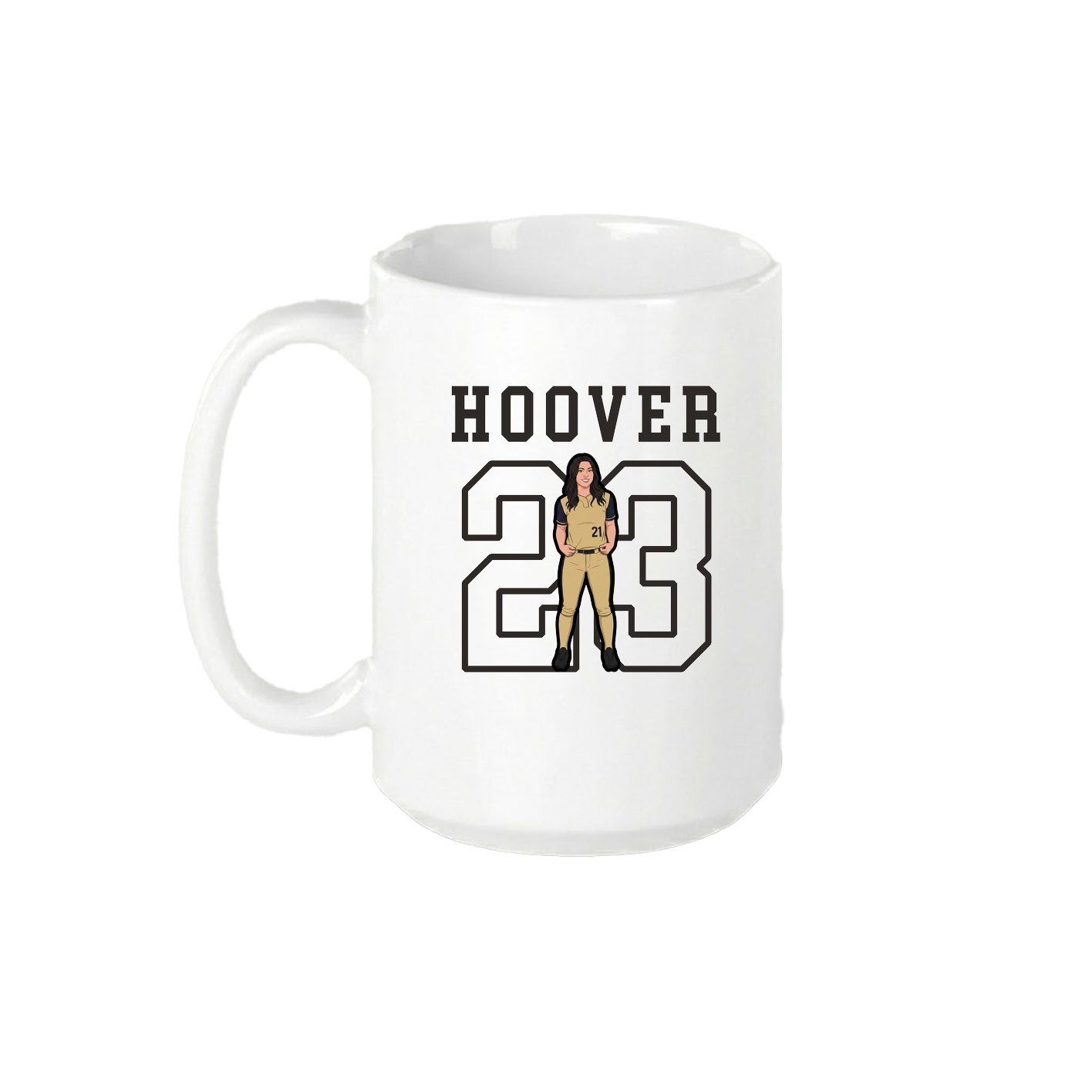 15oz Coffee Mug — Shirsey in White