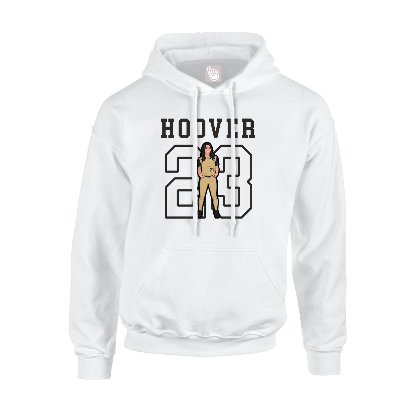 Youth Hoodie — Shirsey in White