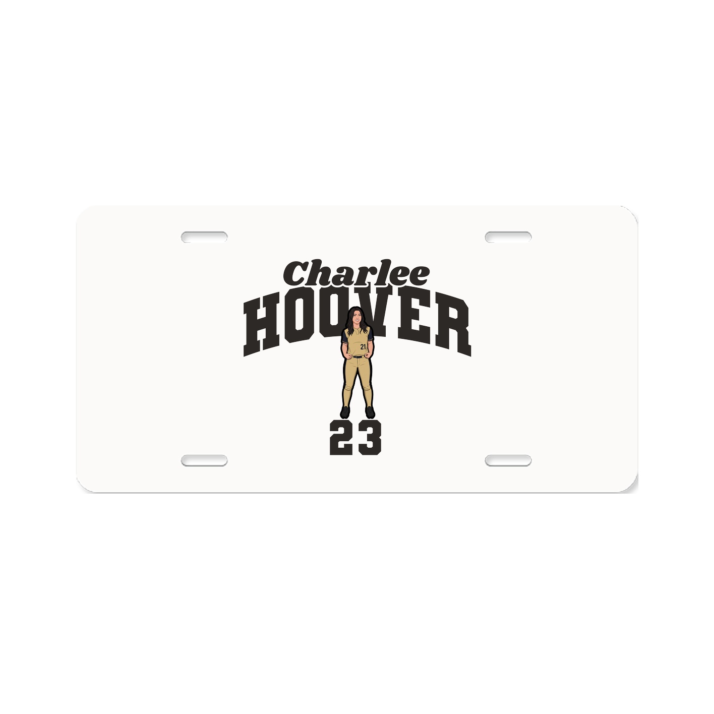 License Plate — Signature Arch in Classic