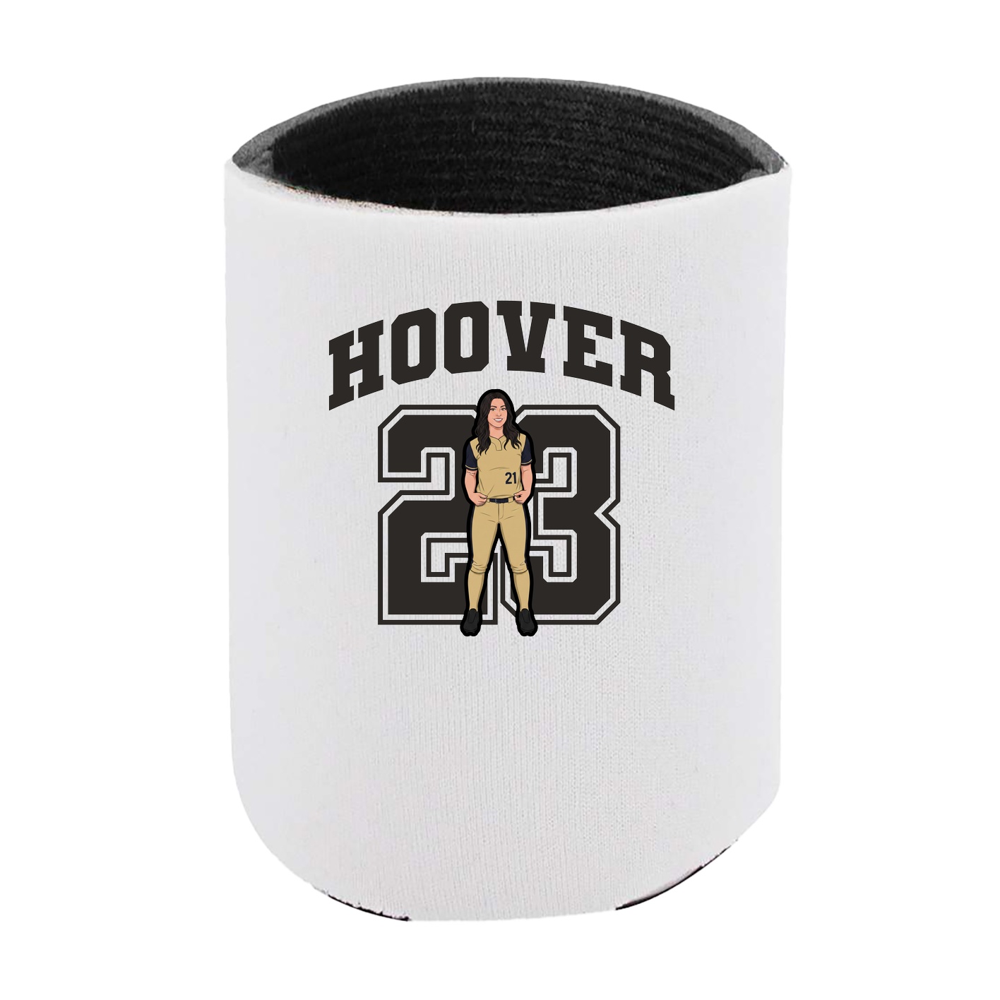 Can Holder — Number in White