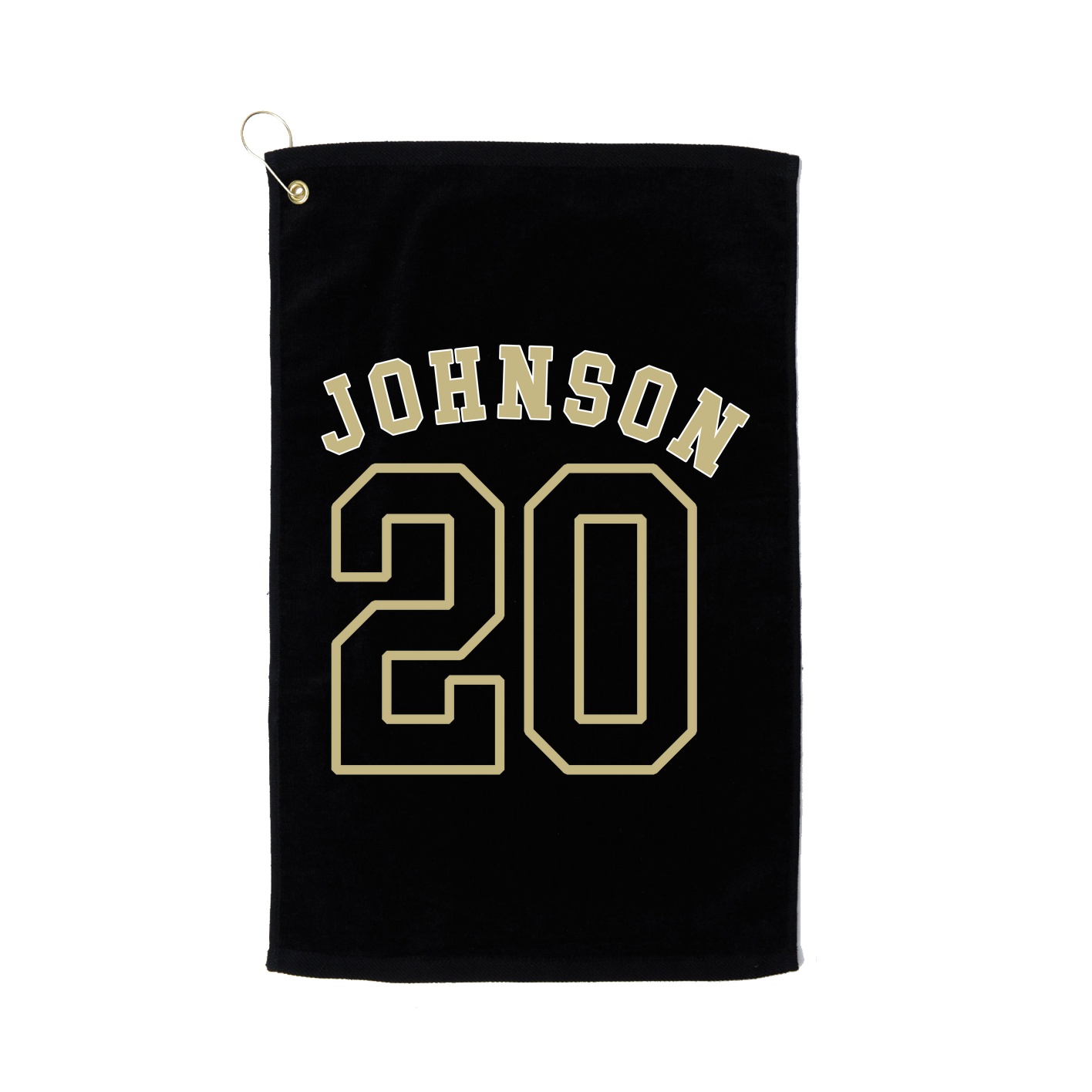 Golf Towel — Shirsey Arch in Black