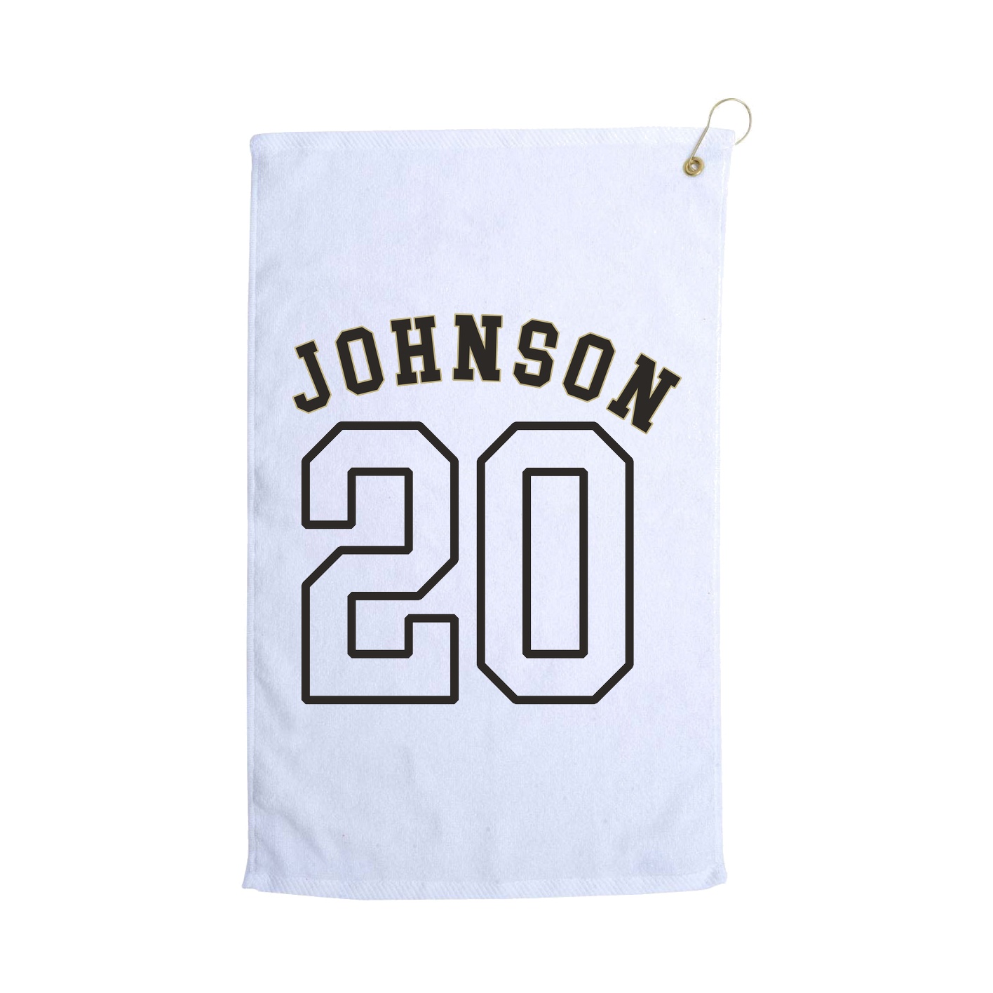 Golf Towel — Shirsey Arch in White