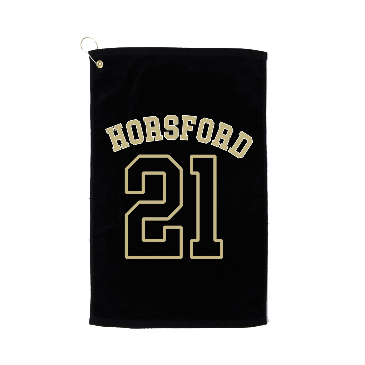 Golf Towel — Shirsey Arch in Black