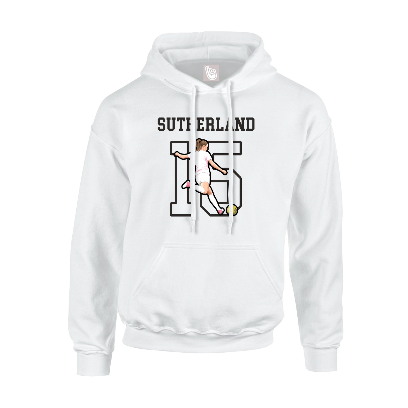 Hoodie — Shirsey in White