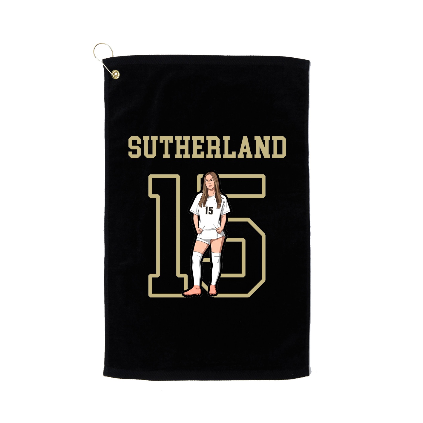 Golf Towel — Shirsey in Black