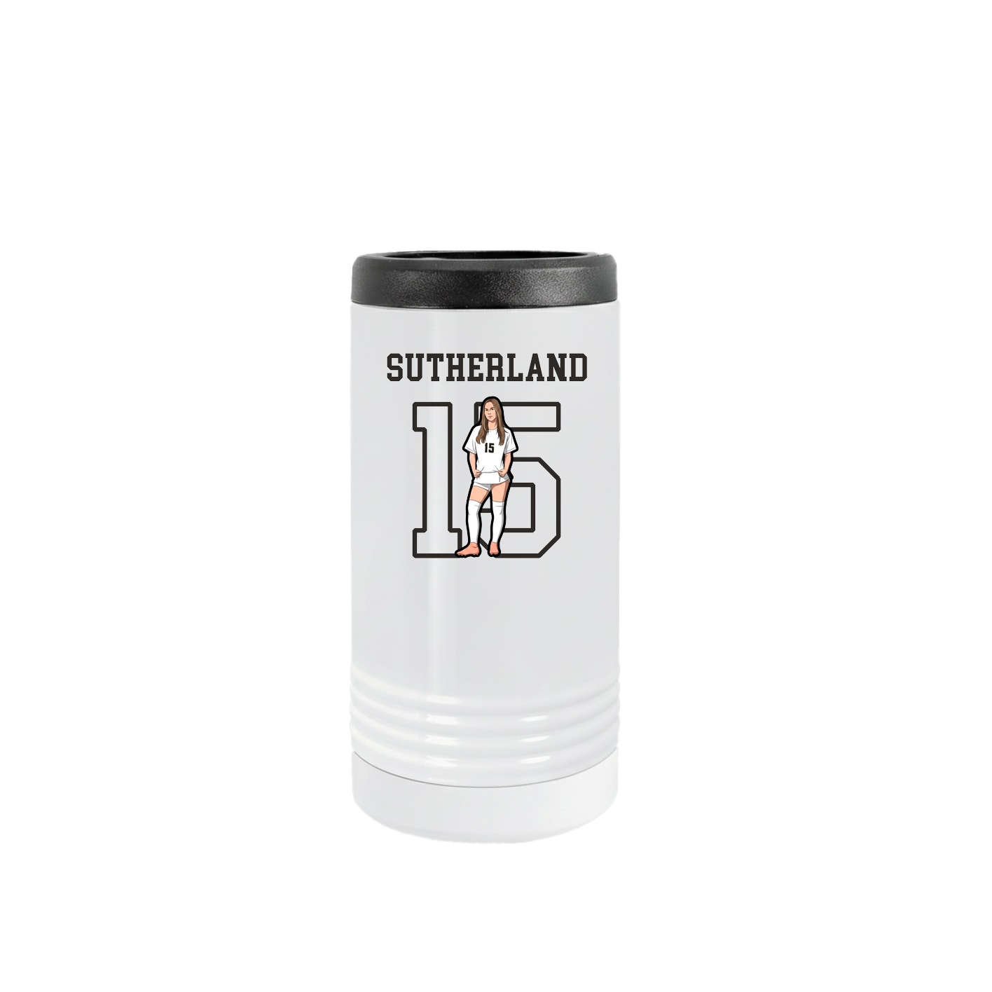 Slim Beverage Holder — Shirsey in White