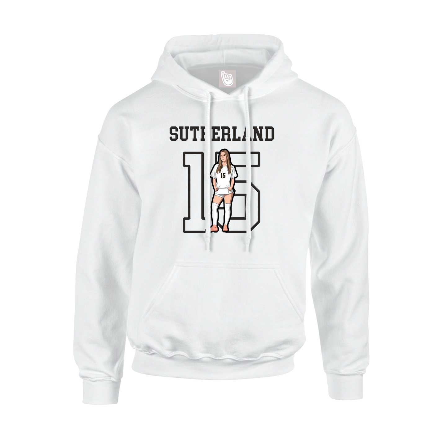 Youth Hoodie — Shirsey in White