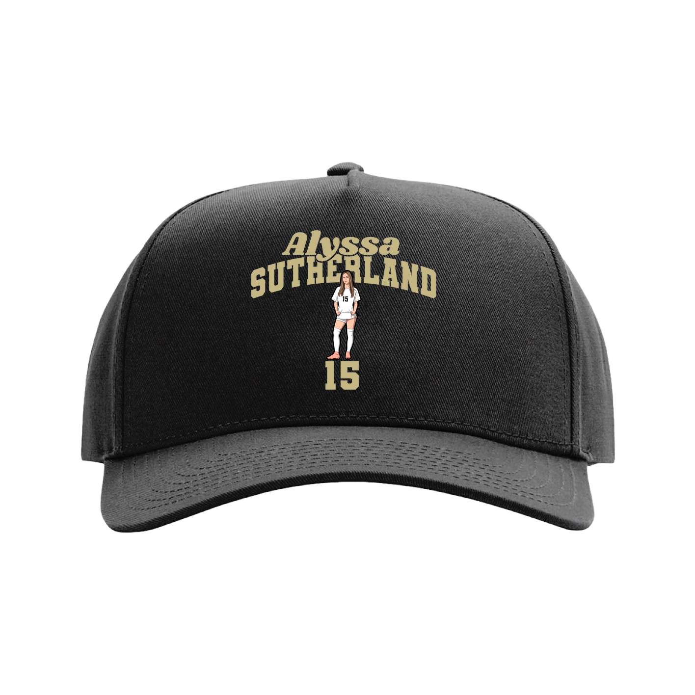 Full Fabric Five-Panel Champ Cap