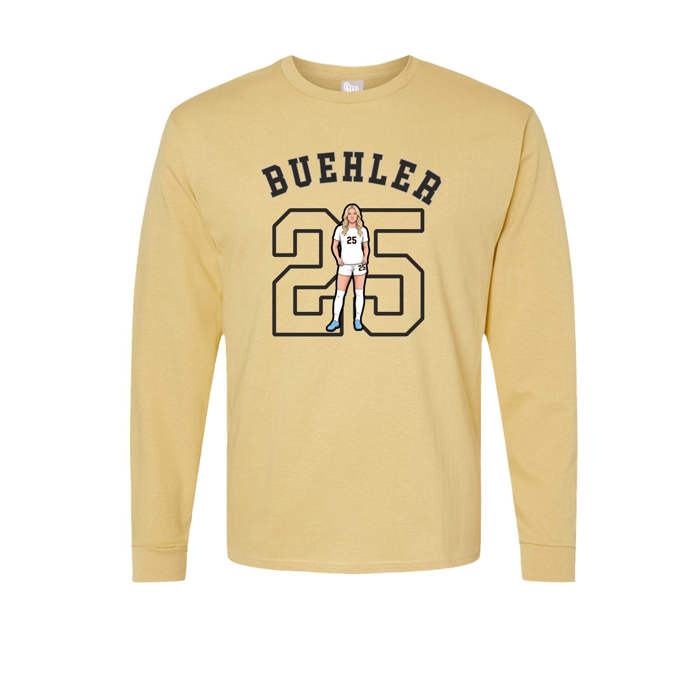 Long Sleeve Tee — Shirsey Arch in Vegas Gold