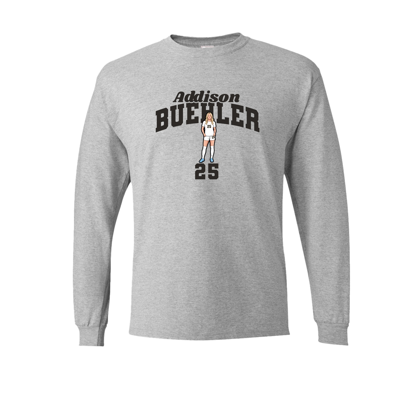 Long Sleeve Tee — Signature Arch in Grey