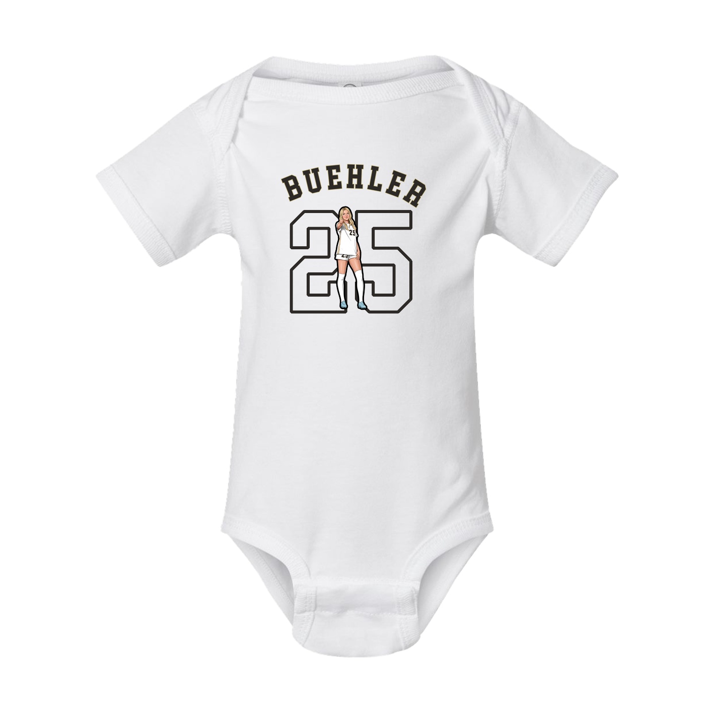 Baby Onesie — Shirsey Arch in White