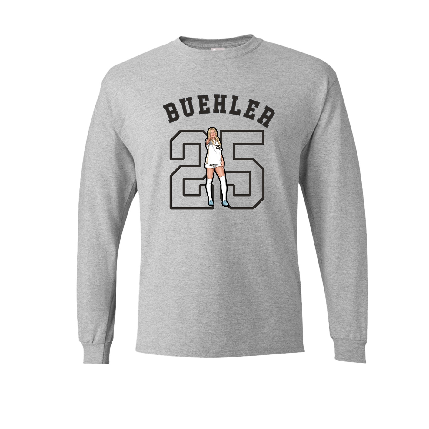 Long Sleeve Tee — Shirsey Arch in Grey