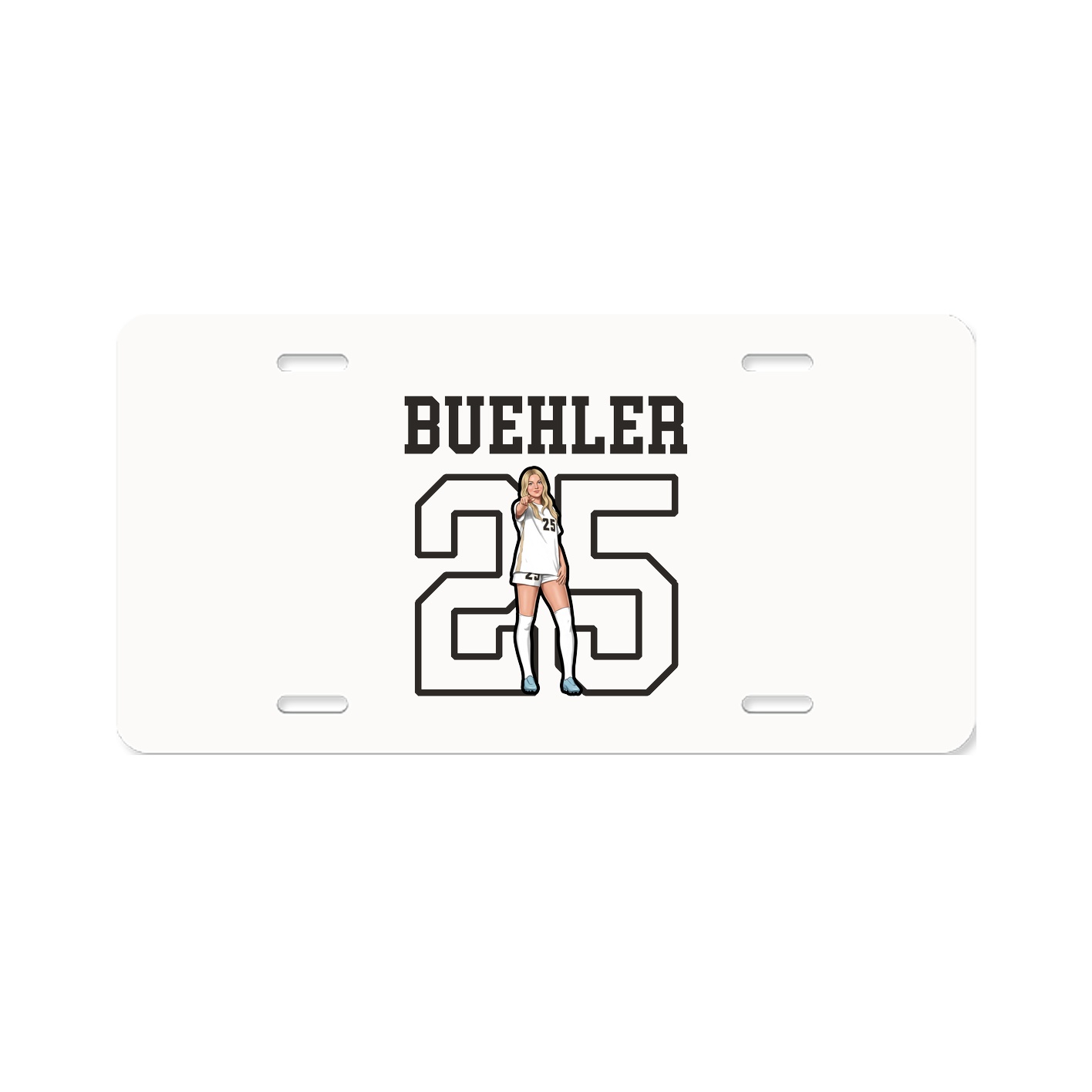 License Plate — Shirsey in Classic