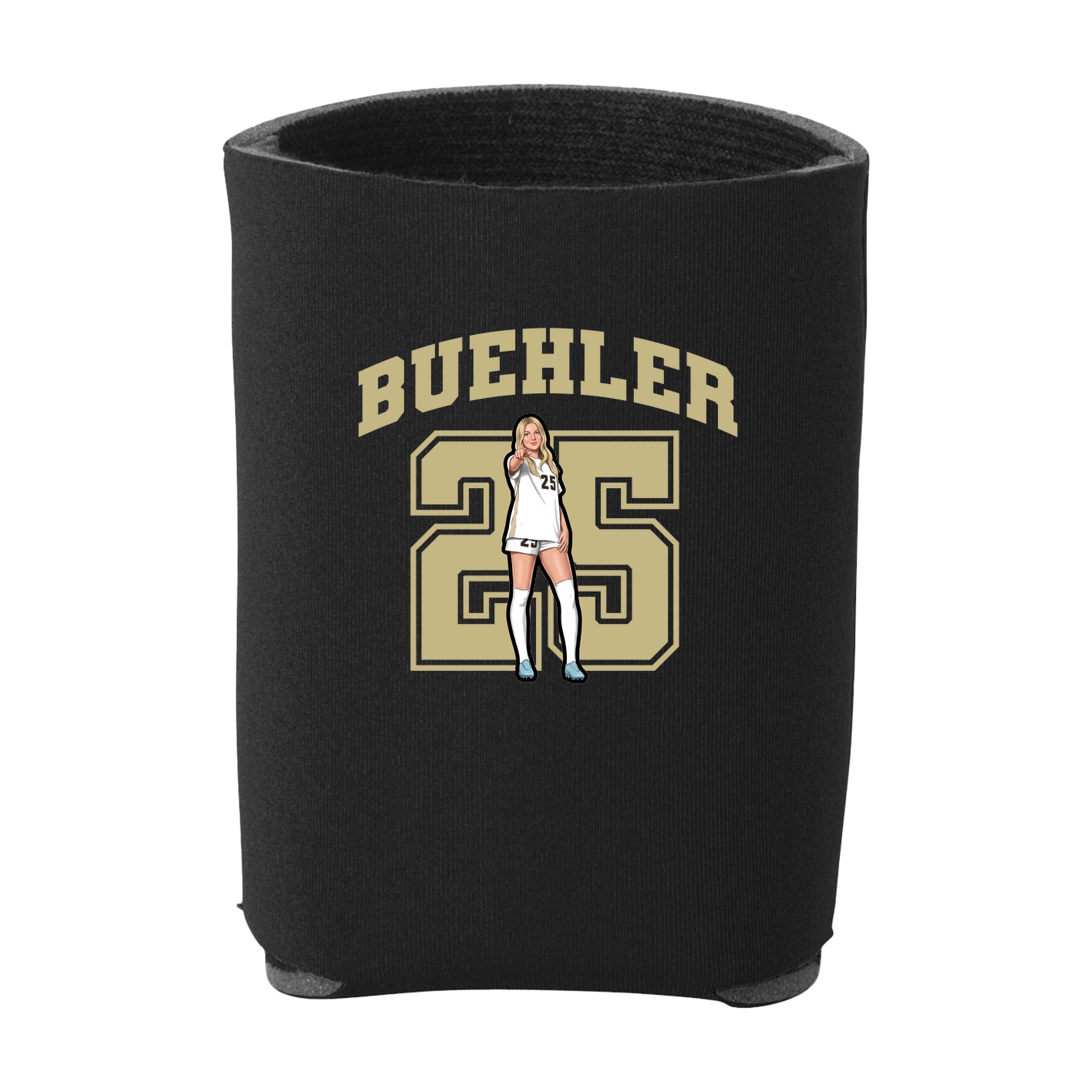 Can Holder — Number in Black