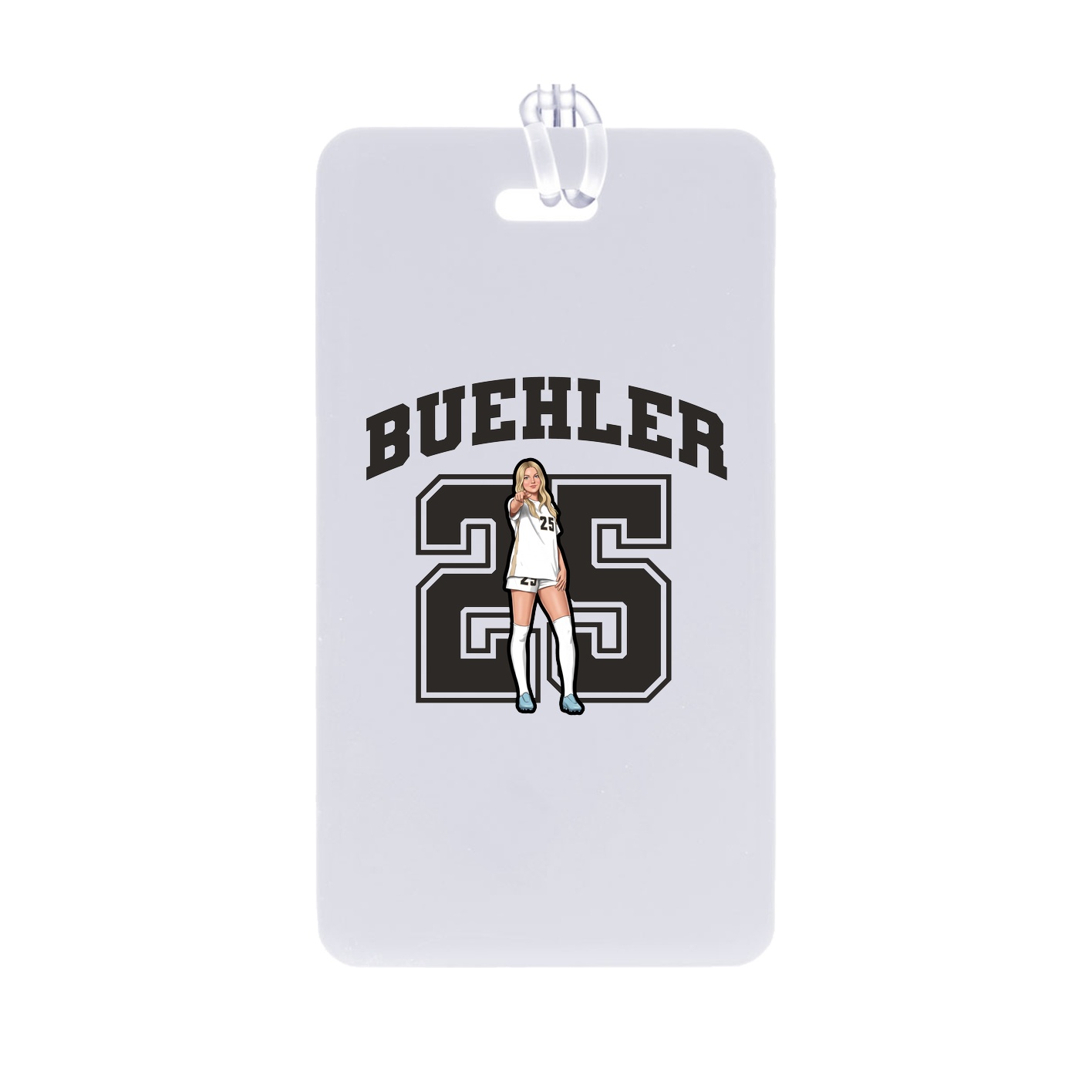 Bag Tag — Number in Classic