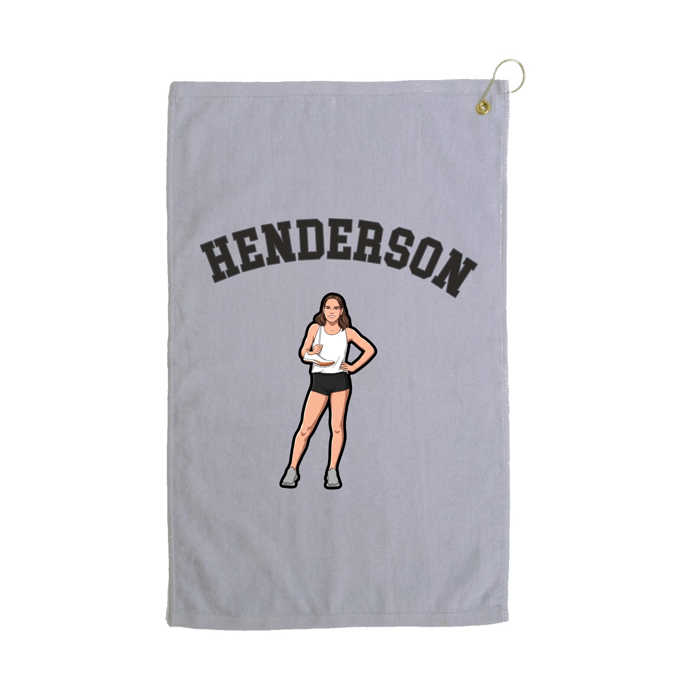 Golf Towel — Shirsey Arch in Grey