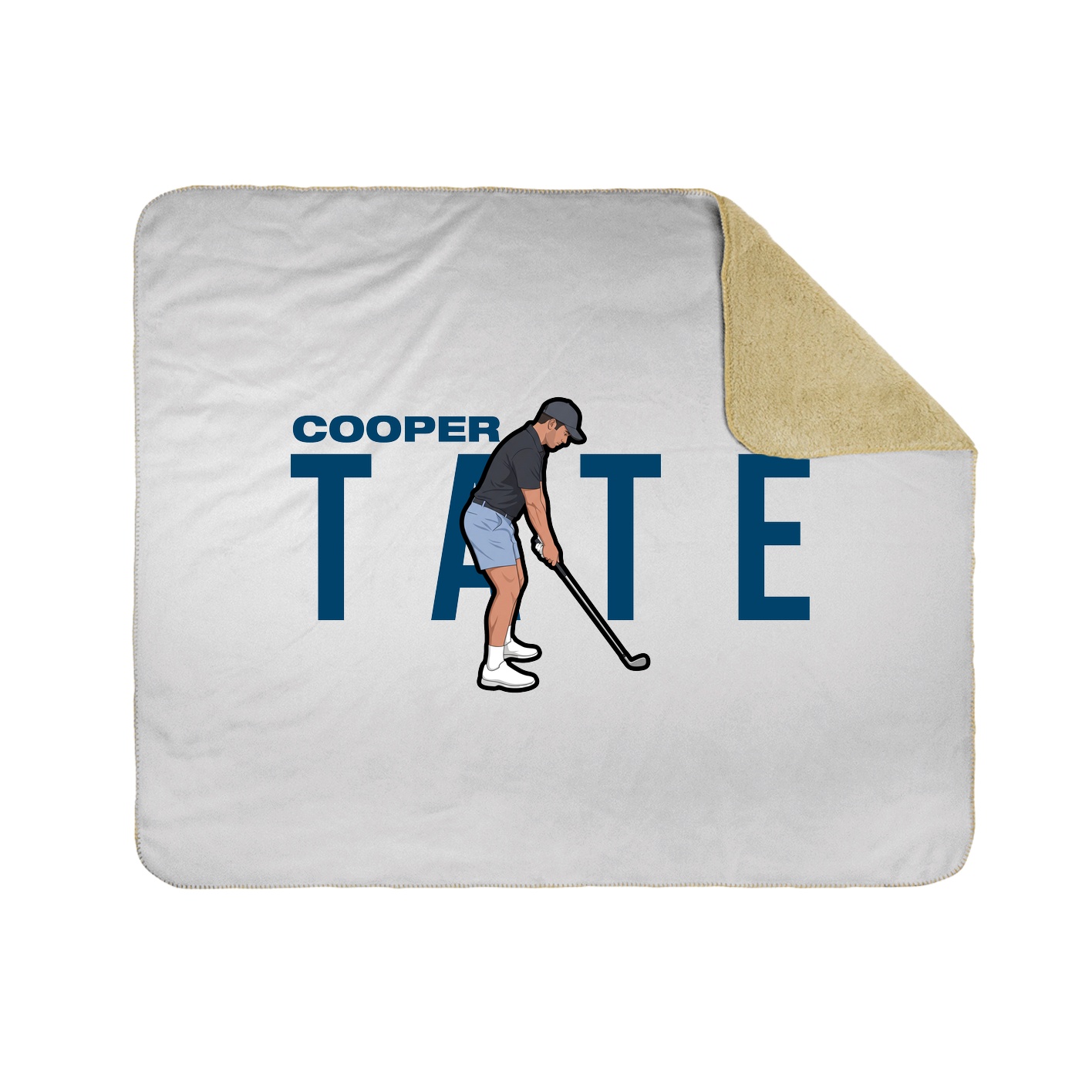 Throw Blanket — Player Name in White