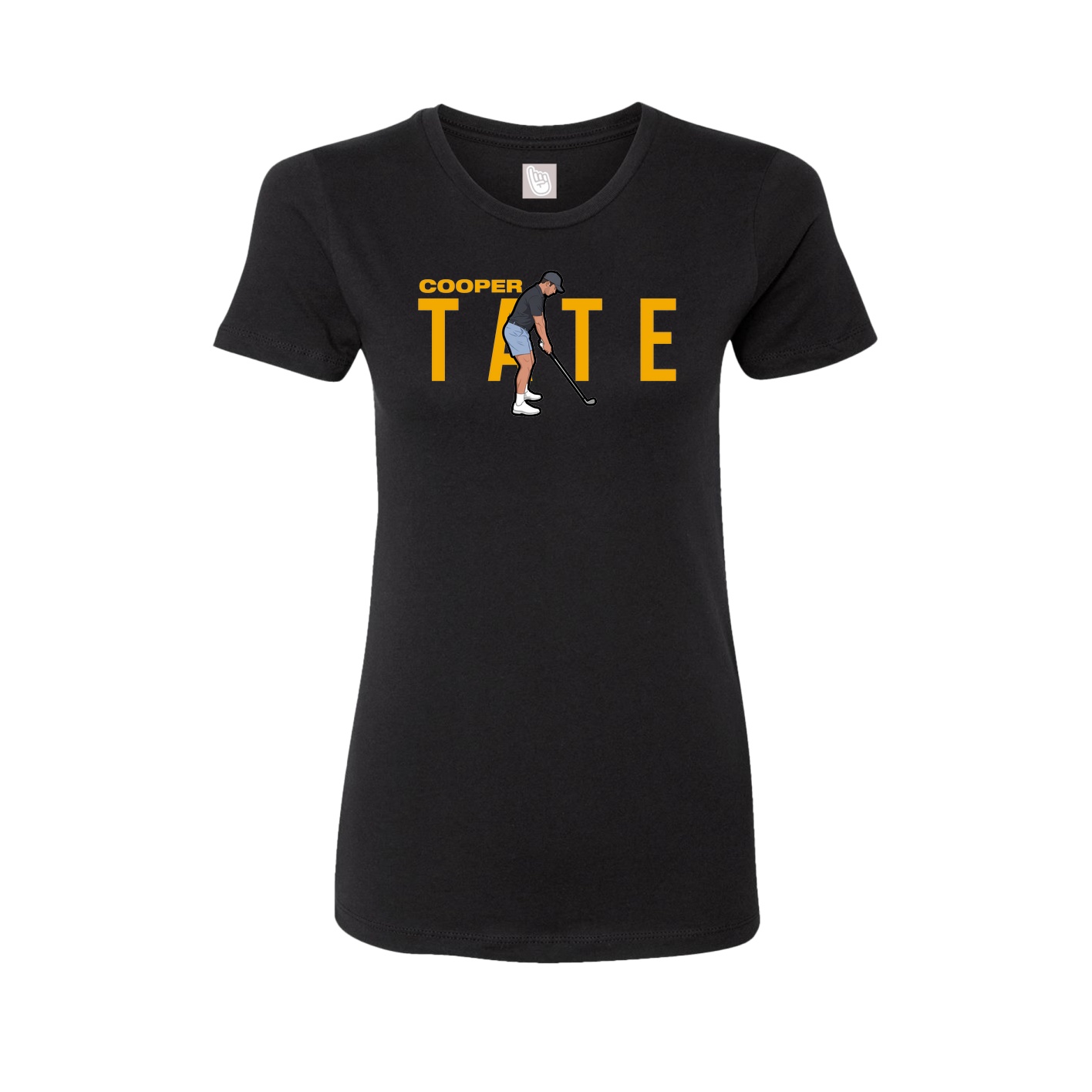 Womens Tee — Player Name in Black
