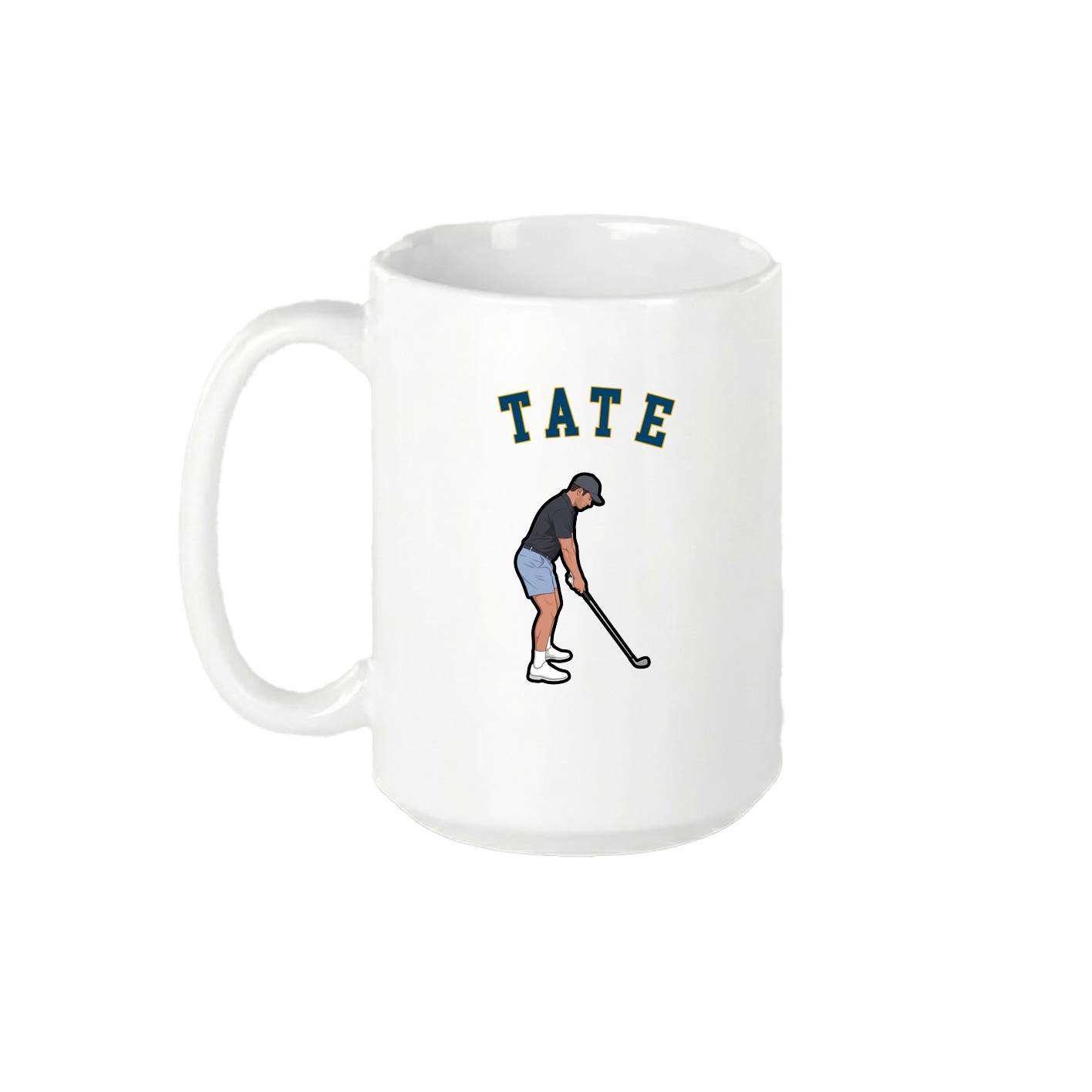 15oz Coffee Mug — Shirsey Arch in White