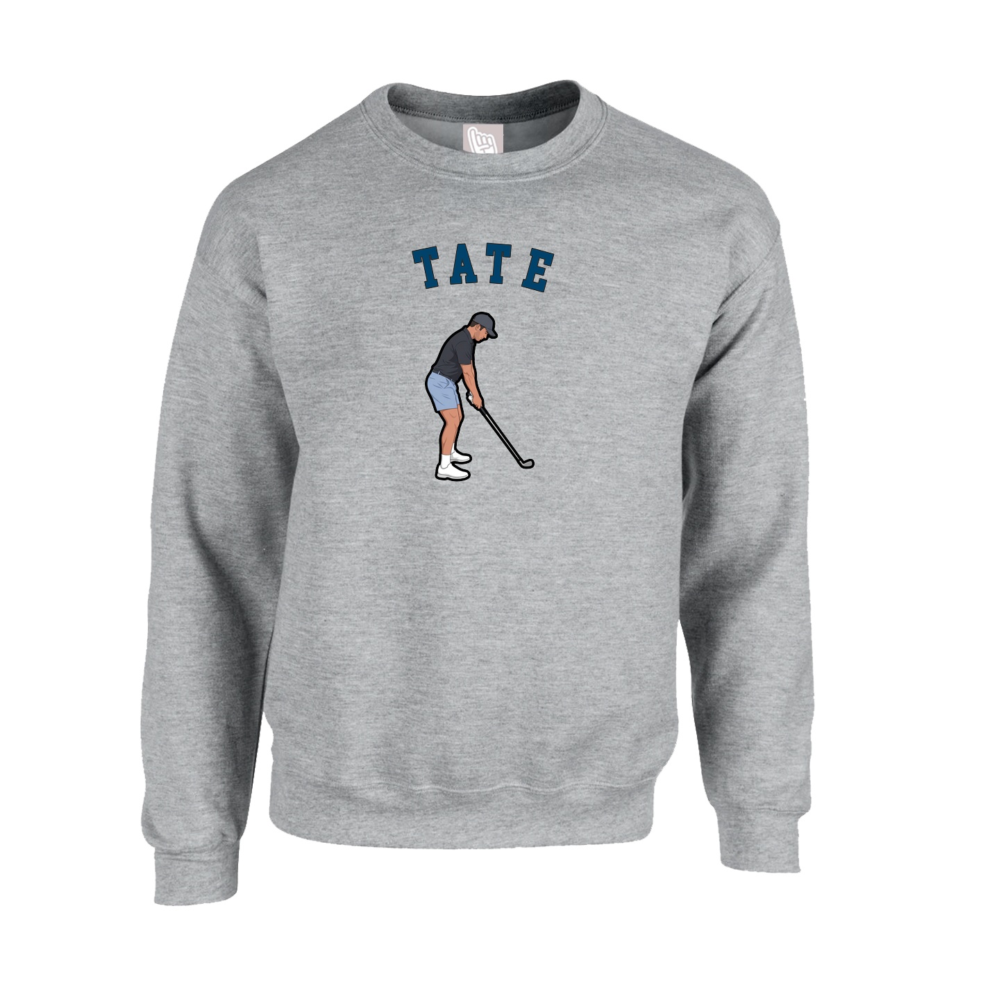 Fleece Crew — Shirsey Arch in Grey