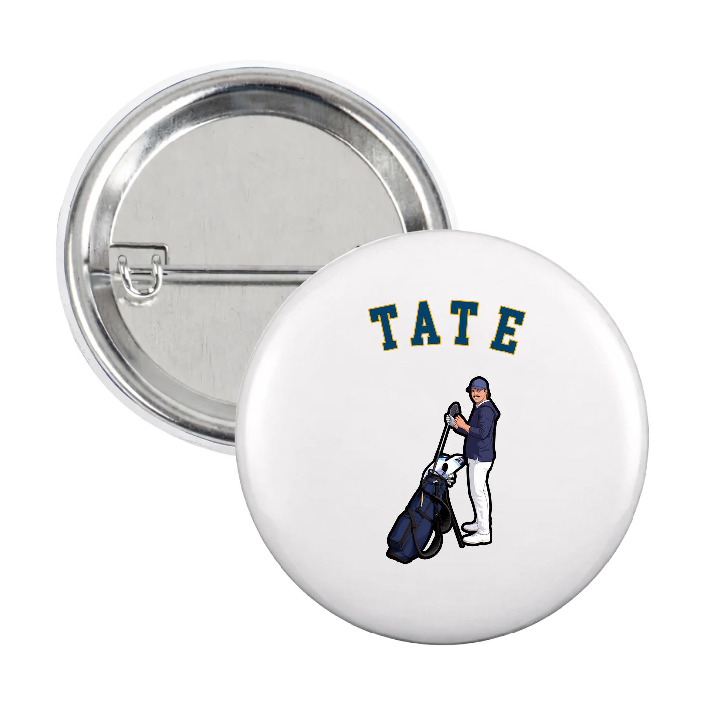 Game Day Button — Shirsey Arch in White