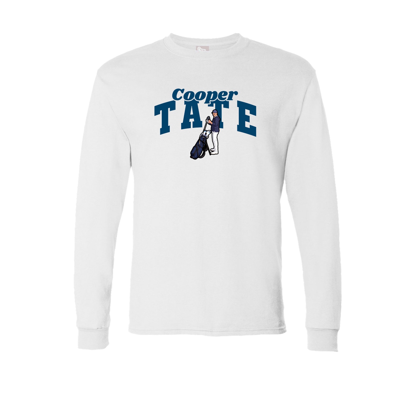 Long Sleeve Tee — Signature Arch in White