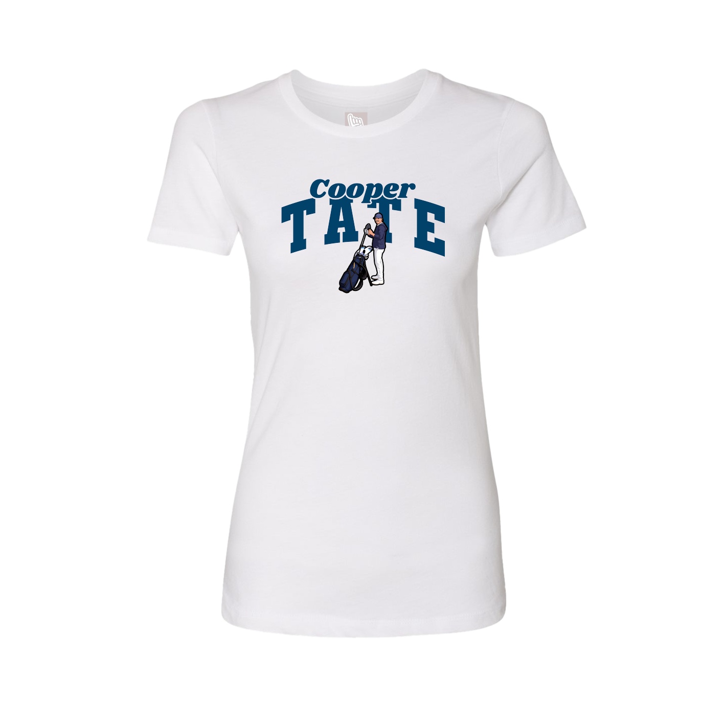 Womens Tee — Signature Arch in White