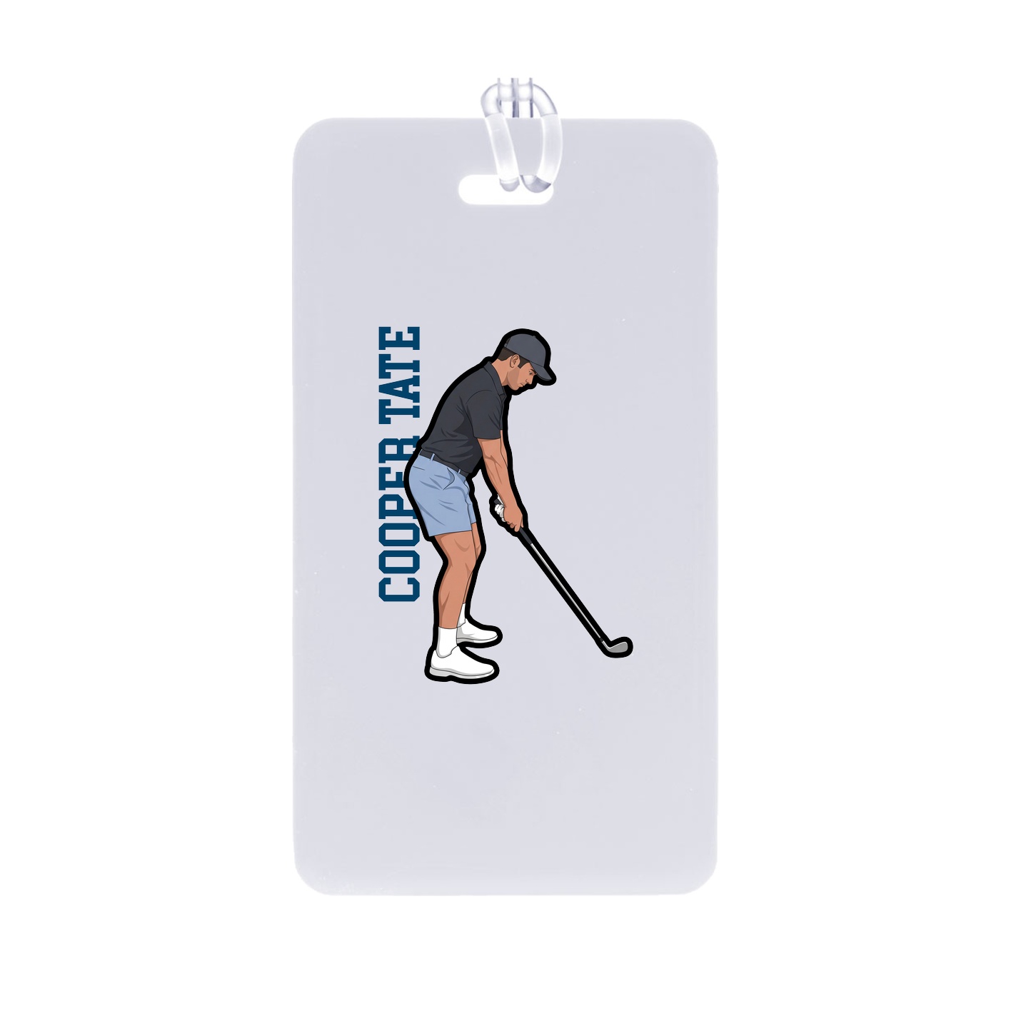 Bag Tag — Name Vertical in Classic