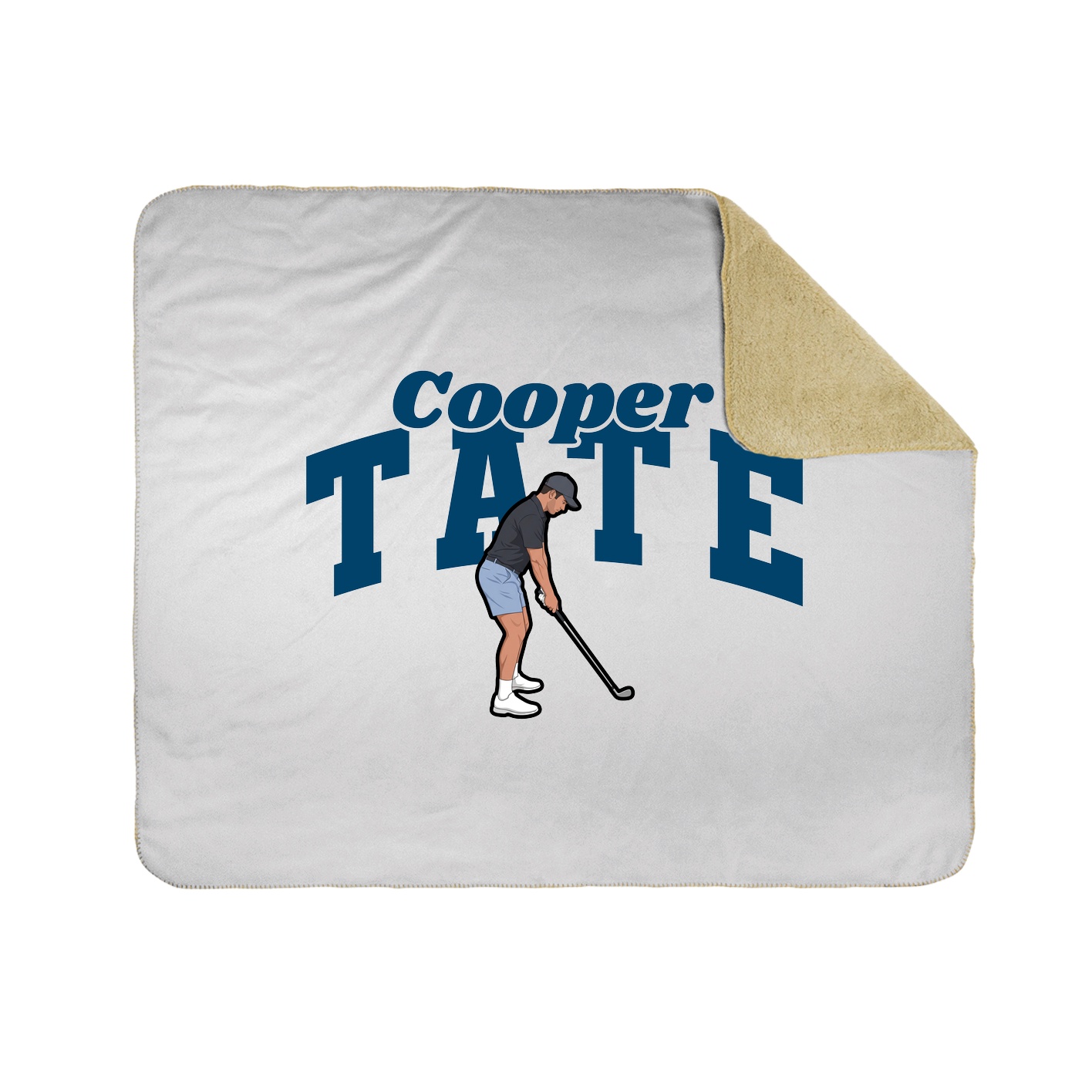 Throw Blanket — Signature Arch in White