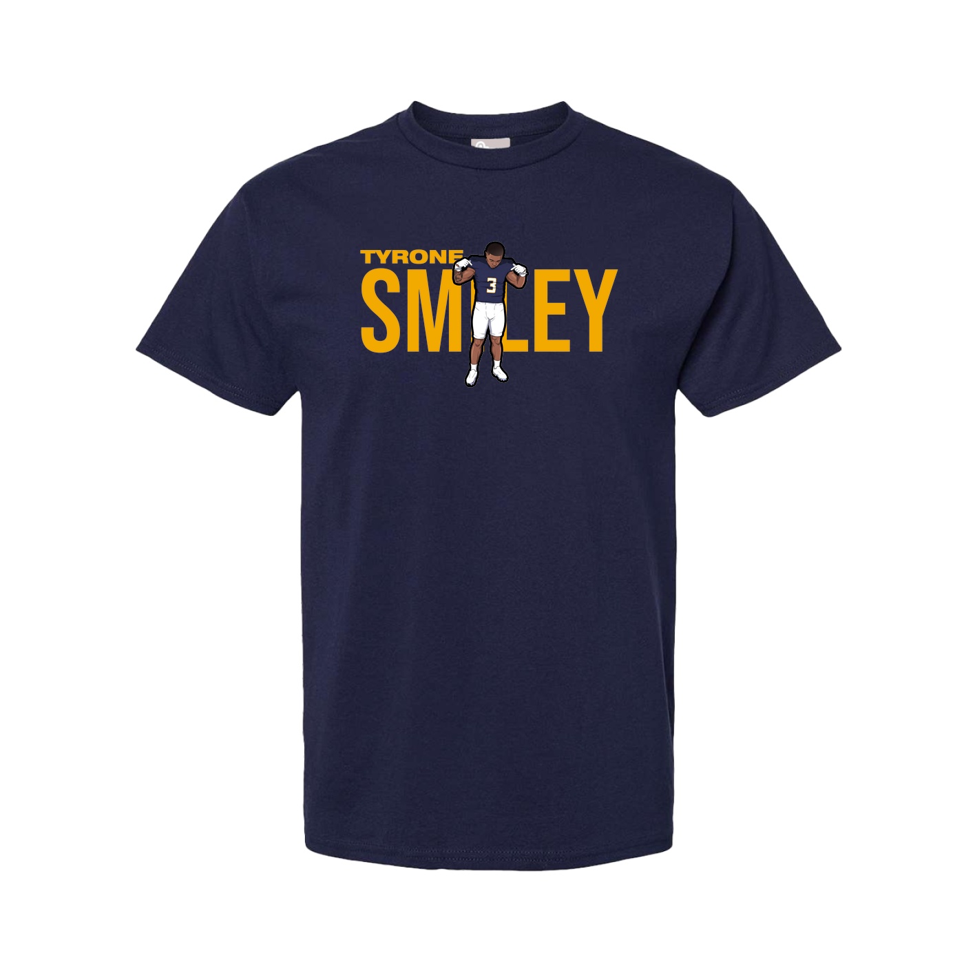 Youth Tee — Player Name in Navy