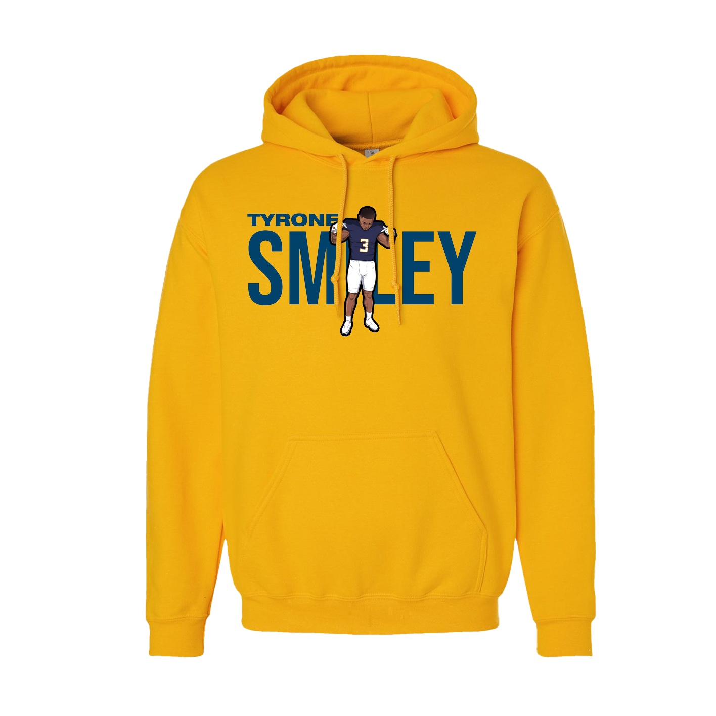 Youth Hoodie — Player Name in Gold