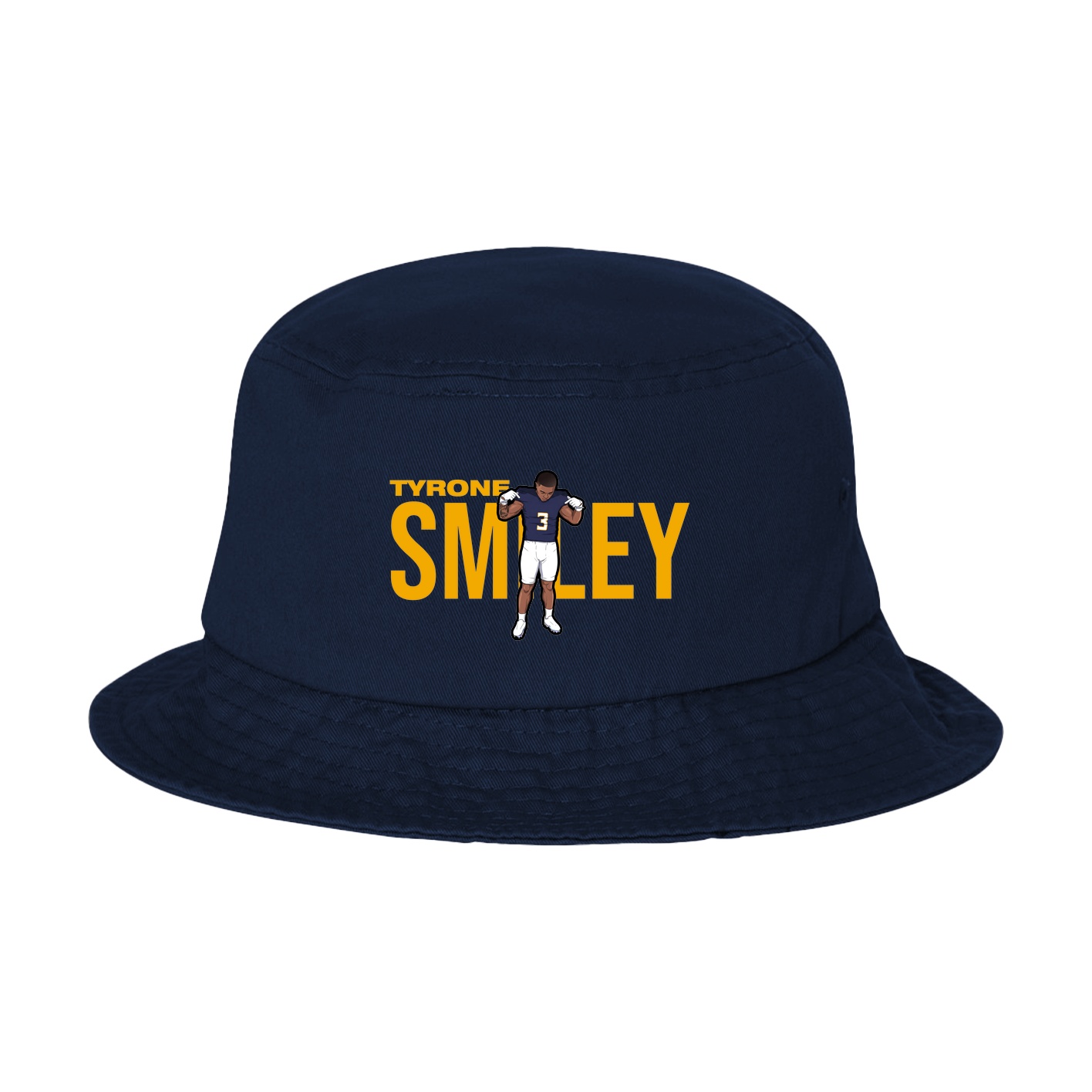 Bucket Cap — Player Name in Navy