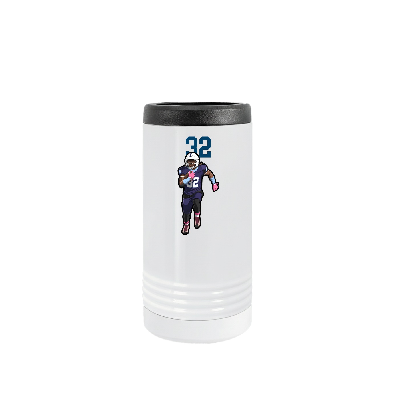 Slim Beverage Holder — Number Top in White