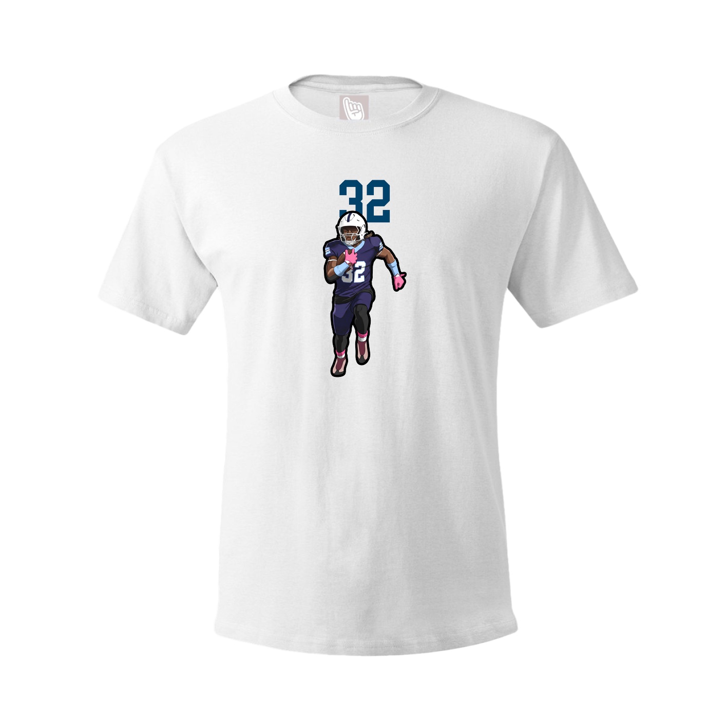 Tee — Number Top in White