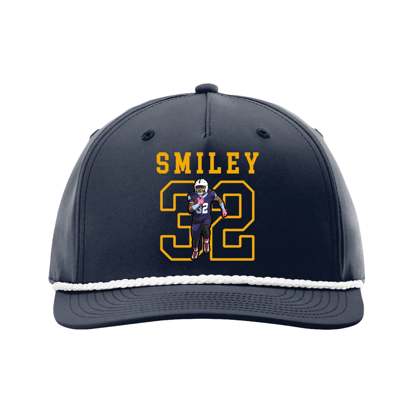 Five-Panel Classic Rope Cap — Shirsey in Navy