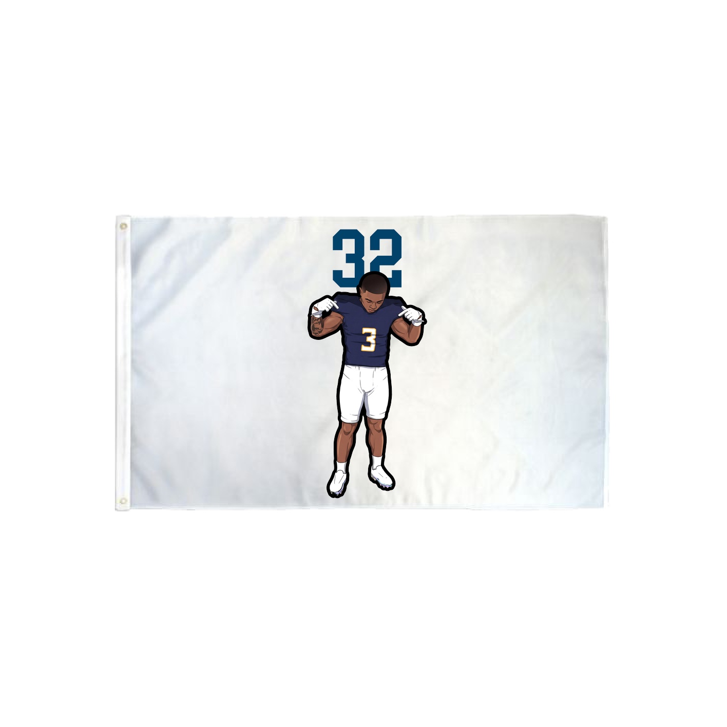 3x5 Flag — Number Top in Classic