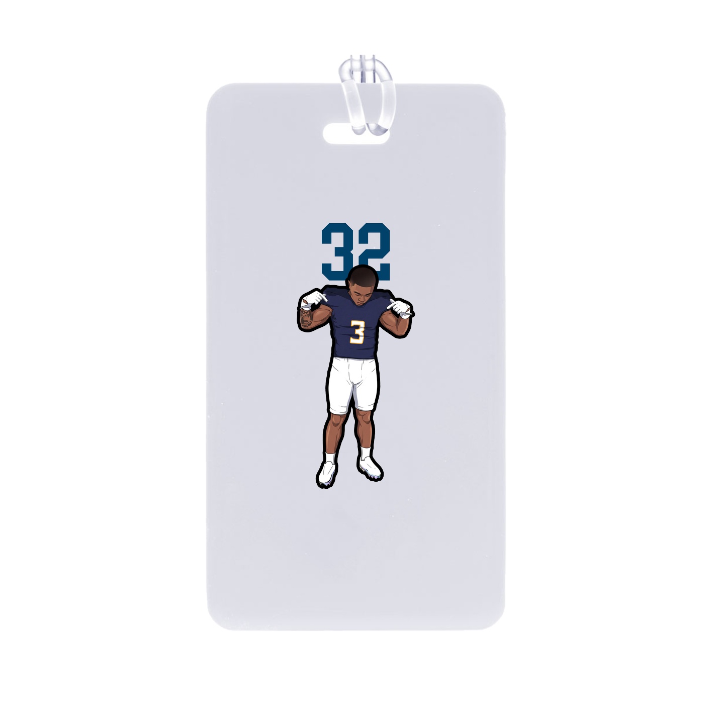 Bag Tag — Number Top in Classic